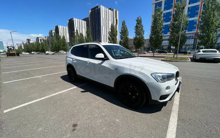 BMW X3 2016 года за 12 500 000 тг. в Астана