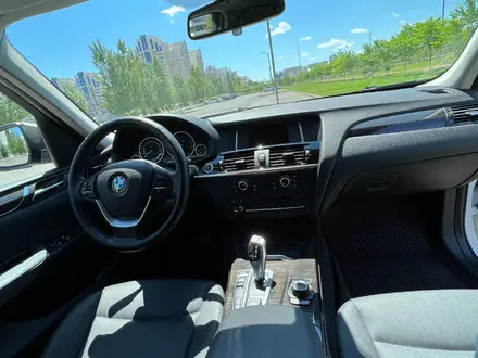 BMW X3 2016 года за 12 500 000 тг. в Астана – фото 20