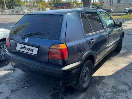 Volkswagen Golf 1993 года за 850 000 тг. в Тараз – фото 2