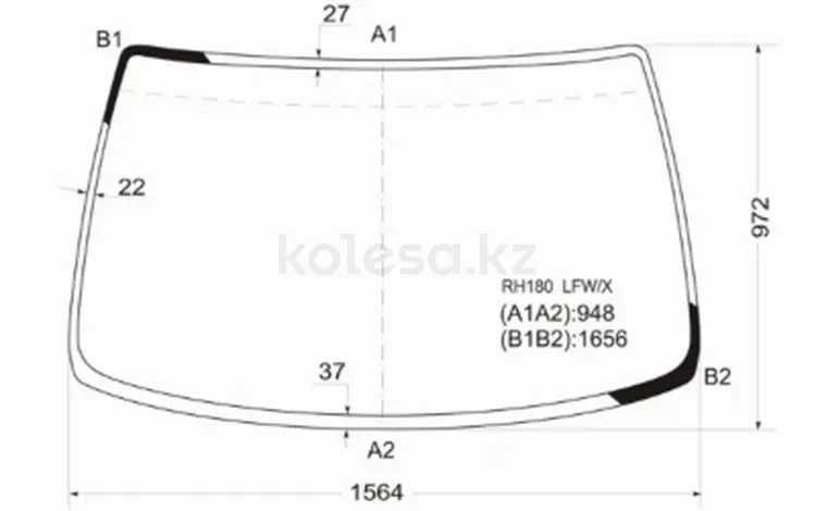 Стекло лобовоеfor26 750 тг. в Астана