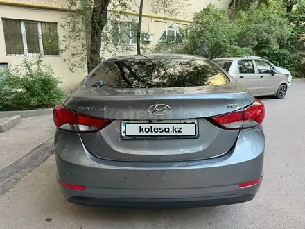 Hyundai Elantra 2015 года за 6 900 000 тг. в Алматы – фото 5