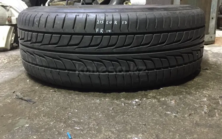 Резина 1-шт 215/60 r17 Firestone из Японииүшін26 000 тг. в Алматы