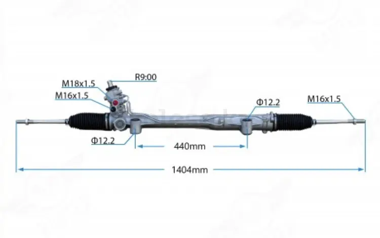 Рулевая рейка AUDI Q7 05-09 VOLKSWAGEN TOUAREG 02-10 за 96 490 тг. в Алматы