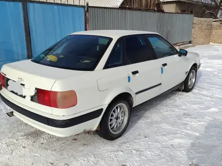 Audi 80 1992 года за 1 350 000 тг. в Саудакент – фото 2