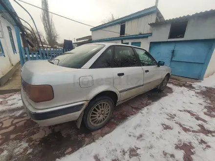 Audi 80 1992 года за 850 000 тг. в Талдыкорган – фото 3