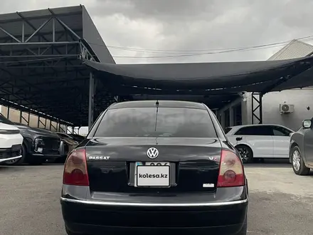 Volkswagen Passat 2001 года за 1 600 000 тг. в Шымкент – фото 4