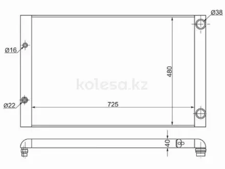 Радиатор за 74 000 тг. в Караганда