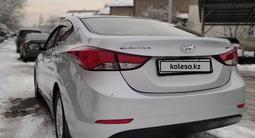 Hyundai Elantra 2015 года за 6 300 000 тг. в Алматы – фото 3