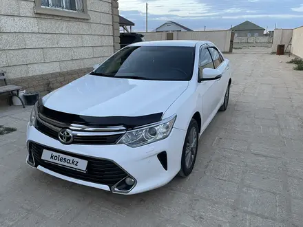 Toyota Camry 2015 года за 10 800 000 тг. в Жанаозен – фото 13