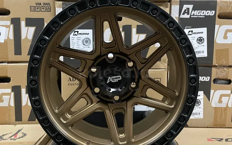 Новые диски AGP307 6135 R17 9J 6x139, 7 ET0 ЦО106, 1 Matt Bronze Black lip за 290 000 тг. в Алматы