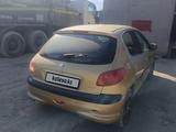 Peugeot 206 2004 годаүшін1 150 000 тг. в Алматы – фото 3