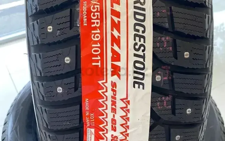 Bridgestone Blizzak Spike-02 SUV 235/55 R19for170 000 тг. в Жезказган