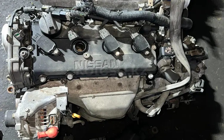 Двигатель коробка в сборе привозной Nissan Almera 1.6л за 750 000 тг. в Алматы