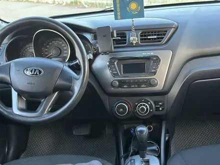 Kia Rio 2014 года за 4 750 000 тг. в Костанай – фото 10