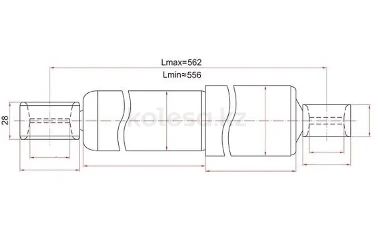 Амортизатор подвески задний LH= RH за 8 650 тг. в Алматы