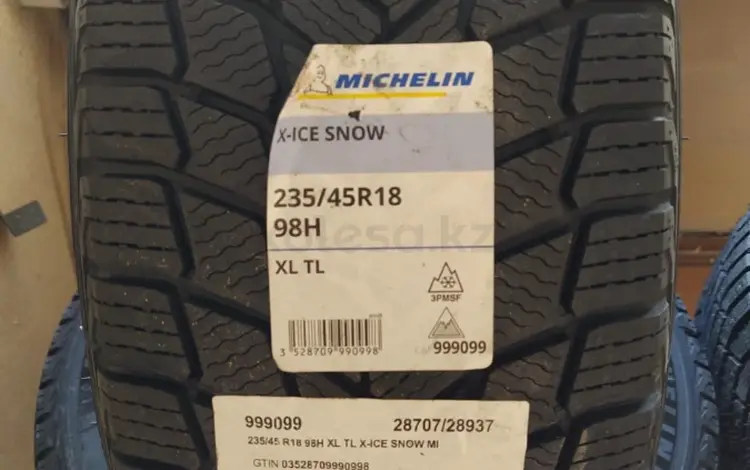 Шины Michelin 235/45/r18 Xice snow за 130 000 тг. в Алматы