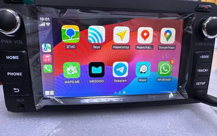 Проигрыватель Toyota оригинал Apple Carplay Android auto новый Тойота за 79 000 тг. в Астана