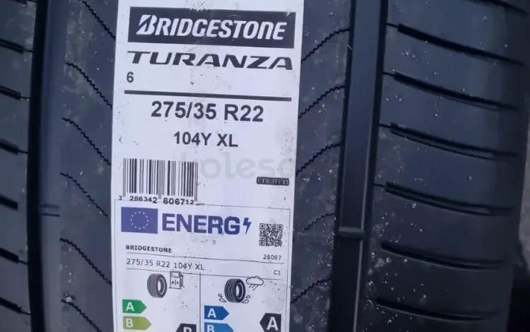 275-35-22 Bridgestone Turanza 6 за 165 000 тг. в Алматы