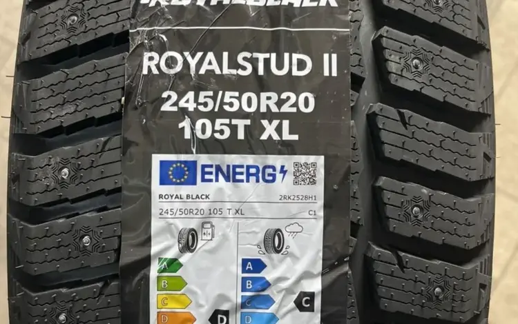 Новые шипованные шины комплект Ройлблэк 245/50 R20 за 55 000 тг. в Астана