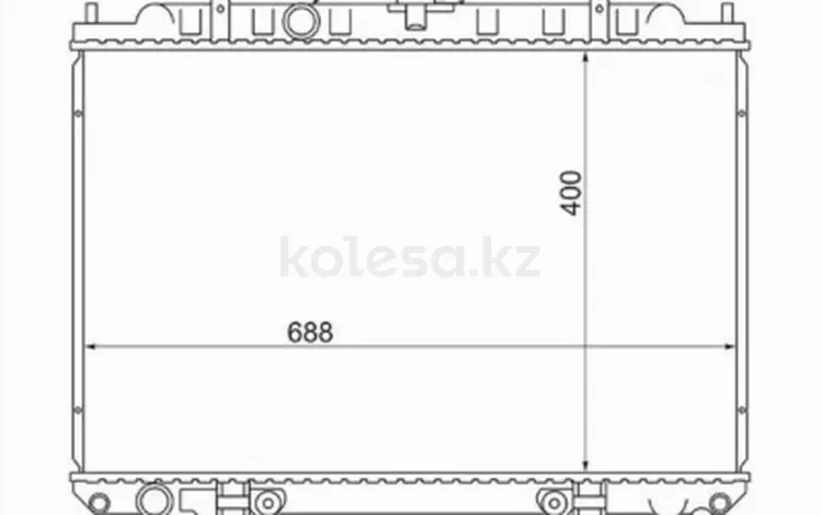 Радиатор двигателя за 27 100 тг. в Павлодар
