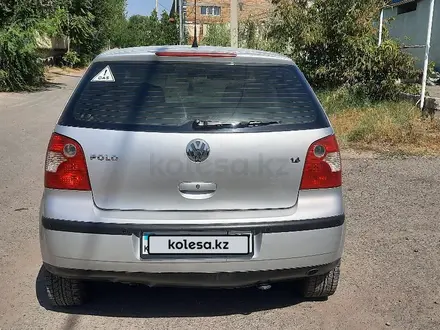 Volkswagen Polo 2003 года за 2 700 000 тг. в Шымкент – фото 2