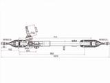 Рейка рулевая LHD за 38 550 тг. в Талдыкорган