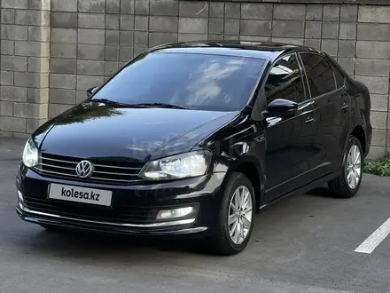 Volkswagen Polo 2015 года за 5 900 000 тг. в Алматы – фото 3