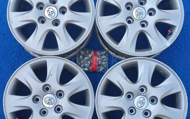 R-15 оригинал TOYOTA 5*114, 3 камри грация ипсум марк2 виндом превия итд. за 75 000 тг. в Алматы