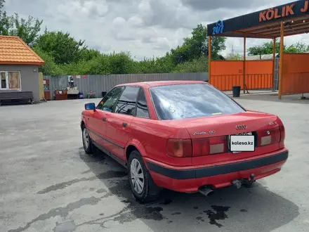 Audi 80 1992 года за 1 550 000 тг. в Талдыкорган – фото 4