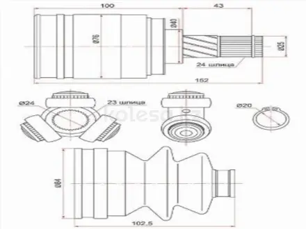 Шрус за 12 900 тг. в Шымкент