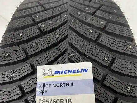 Зимние шипованные шины Michelin X-Ice North 4 SUV 285/60 R18 116T за 220 000 тг. в Алматы – фото 2