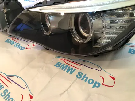 Галогенные, рестайлинговые фары на BMW E60 за 160 000 тг. в Шымкент – фото 4