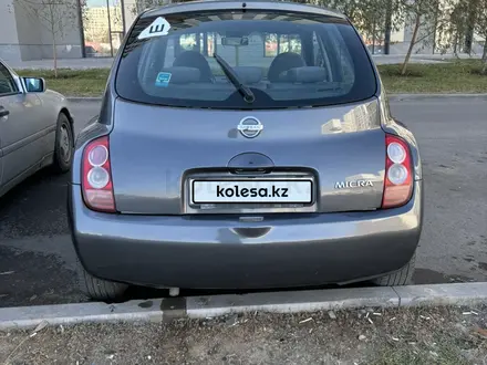 Nissan Micra 2003 года за 1 950 000 тг. в Астана – фото 4