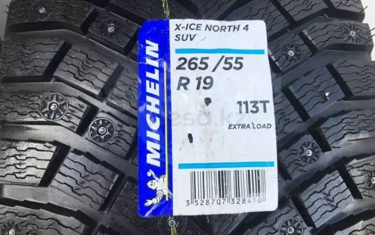 Зимние шипованные шины Michelin X-Ice North 4 265/55 R19 за 288 000 тг. в Жезказган