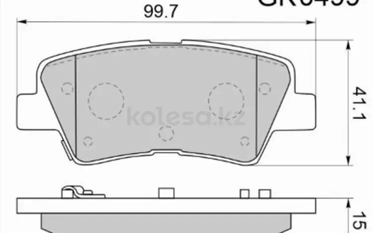 Колодки тормозные задние за 7 550 тг. в Павлодар