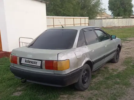 Audi 80 1989 года за 650 000 тг. в Шу – фото 2