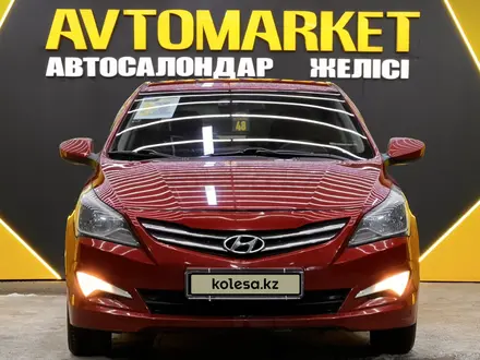 Hyundai Solaris 2016 года за 5 750 000 тг. в Астана – фото 2