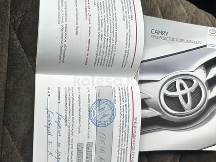 Toyota Camry 2018 года за 12 200 000 тг. в Алматы – фото 39