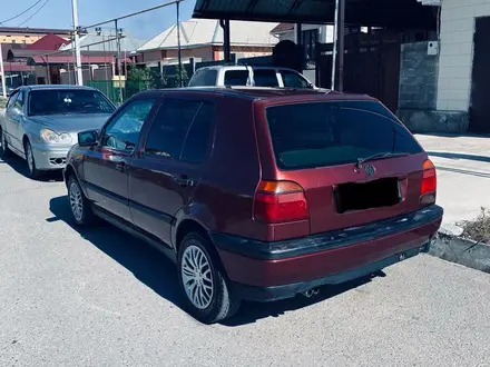 Volkswagen Golf 1993 года за 1 000 000 тг. в Кентау – фото 6