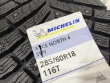 Зимние шипованные шины Michelin X-Ice North 4 SUV 285/60 R18 116T за 220 000 тг. в Петропавловск