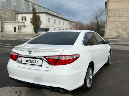 Toyota Camry 2015 года за 9 800 000 тг. в Тараз – фото 5