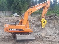 Эксковатор колесный doosan 210 с гидромолотом в Алматы