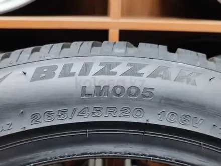 Bridgestone Blizzak LM-005 265/45 R20 и 295/40 R20 110V зимние нешипованные за 380 000 тг. в Астана – фото 2