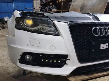 МОРДА НОУСКАТ ПЕРЕДНИЙ БАМПЕР ФАРЫ В СБОРЕ AUDI A4 B8 за 350 000 тг. в Павлодар – фото 3