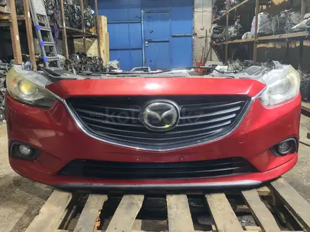 МОРДА НОУСКАТ ПЕРЕДНИЙ БАМПЕР ФАРЫ КАПОТ КРЫЛО MAZDA 6 GJ за 450 000 тг. в Астана – фото 2