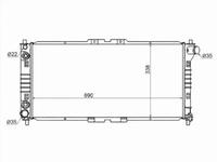 Радиатор двигателя за 22 150 тг. в Шымкент