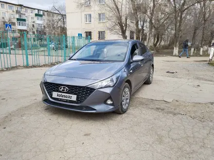 Hyundai Solaris 2021 года за 8 000 000 тг. в Актобе – фото 6