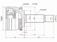 Шрус, граната наружный за 9 300 тг. в Алматы