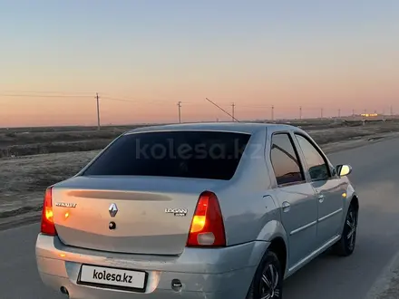 Renault Logan 2007 года за 1 100 000 тг. в Атырау – фото 3