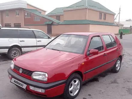 Volkswagen Golf 1993 года за 1 300 000 тг. в Тараз – фото 2